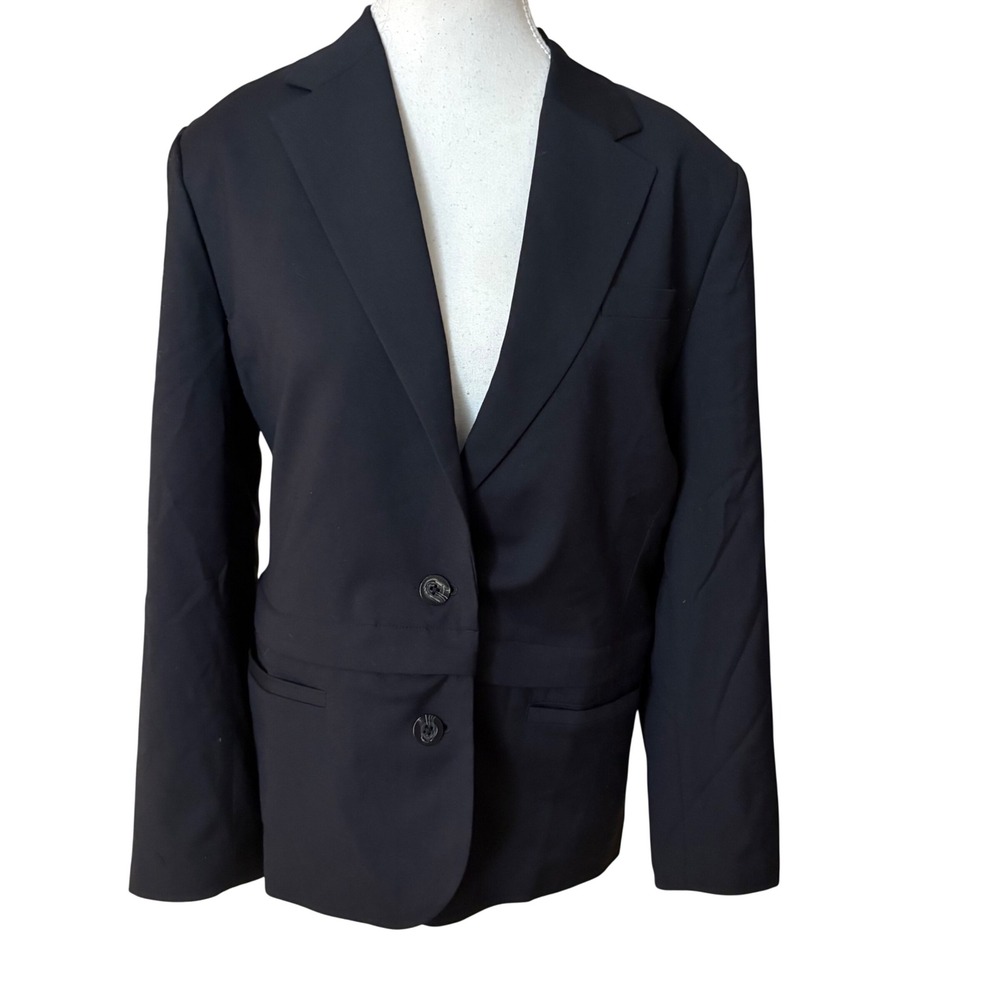 WILDFANG Black The Mmpower Convertible Blazer Size XS NWT